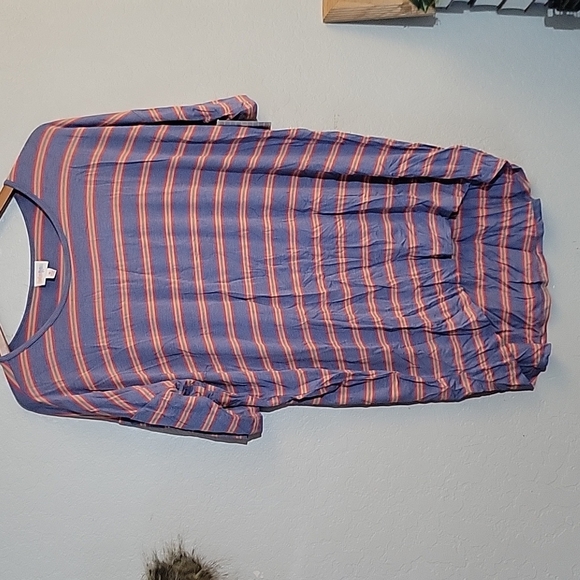 LLR Irma Medium Oversided Tunic Striped - Picture 1 of 5